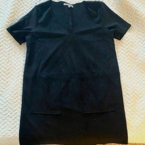 Naked Zebra Vegan Suede Peyton Dress, M